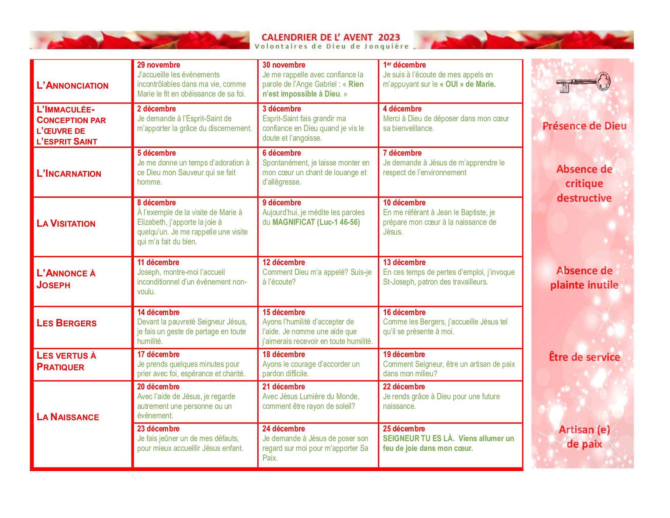 calendrier fr avent 2023 