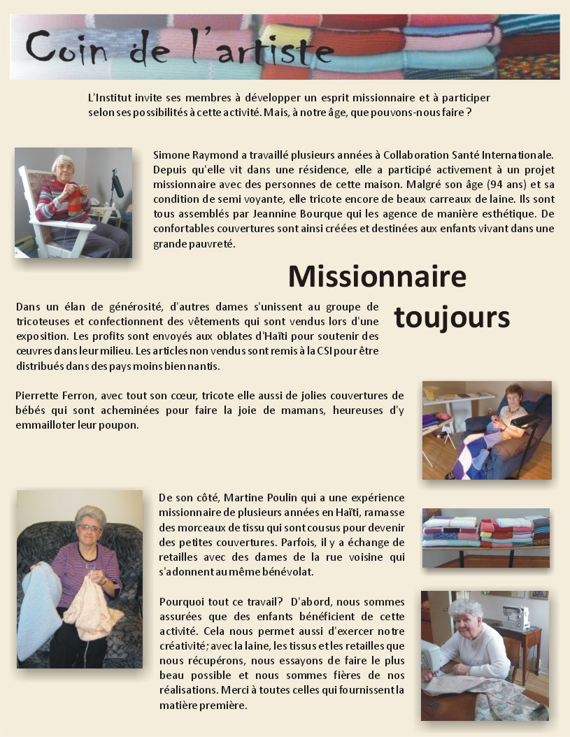 coin artiste missionnaire toujours fr