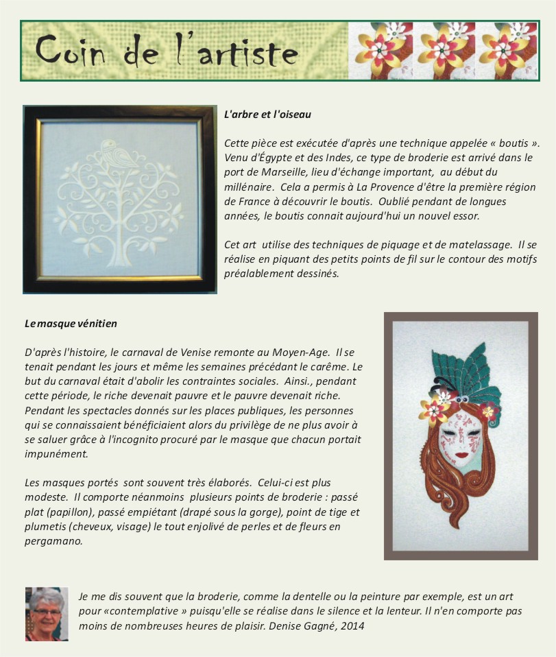 coin artiste art technique denise gagne fr