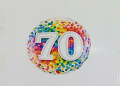 A 70th anniversary is celebrated.