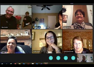 Virtual meeting of the Volunteers of God of La Tuque